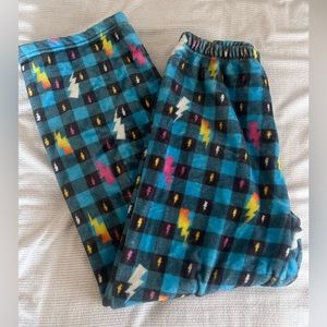 Fleece Lightning Bolt Pajama Pants
